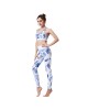 Women Color Print Yoga Set