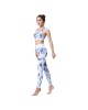 Women Color Print Yoga Set